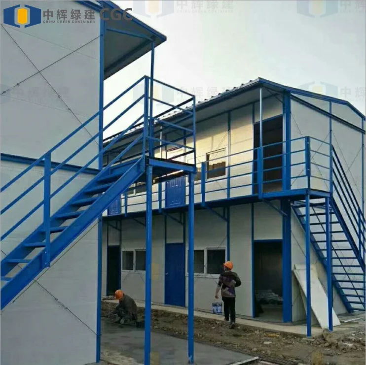 For CGCH Firm Structure Prefab Houses Low Price Prefab Warehouse with Activity Room Color Steel Plate Container Houses
