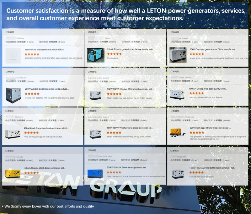 LETON Power 1/3 Phase diesel Generator Engines 50/60 hz 20kva diesel ...