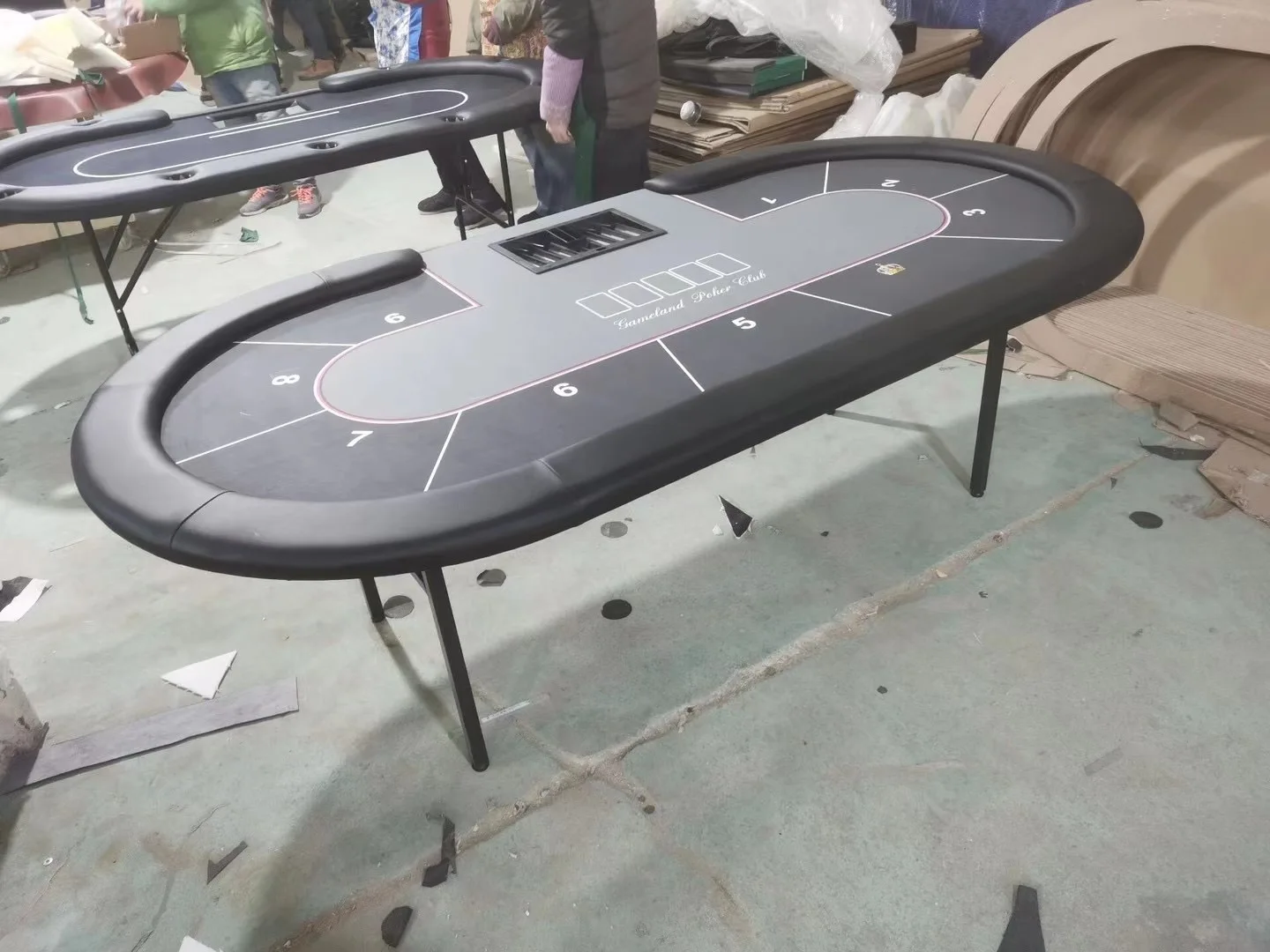 Cheap Foldable Poker Table Gambling Game Table Wholesale Customized