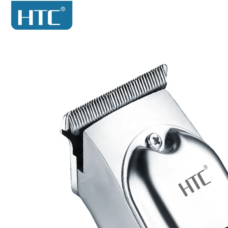 HTC AT-179 Профессиональный Металлический Электрический парикмахерский триммер для волос Беспроводная перезаряжаемая машинка для стрижки волос для мужчин