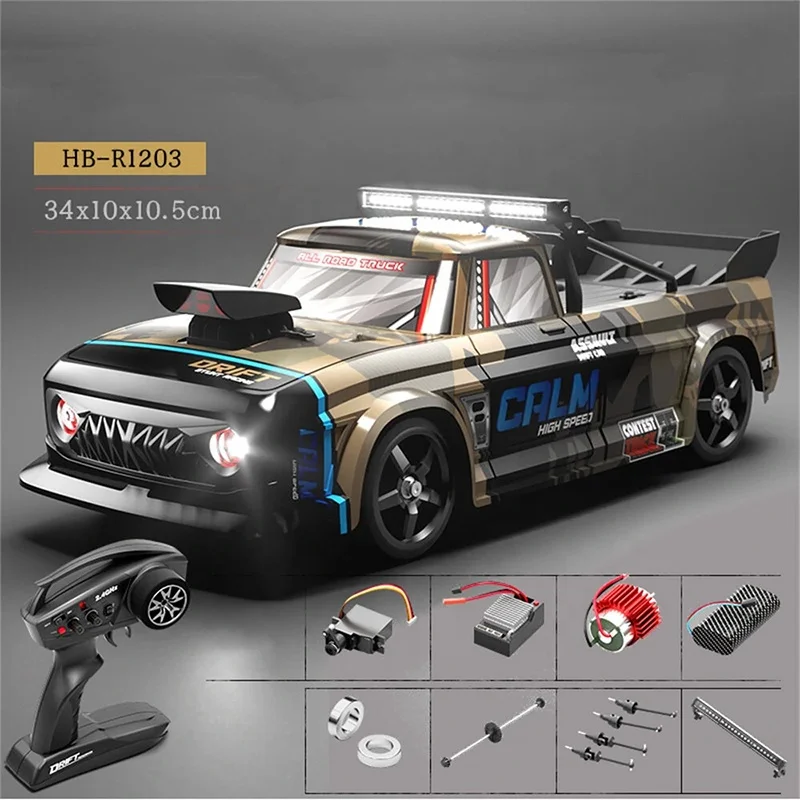 ホットトイズ　ホークアイ　ローニンDX 雨夜カスタマイズ HB Toys 1/12 Hachiroku AE86 4WD RC Drift Car RTR with Gyro, LED