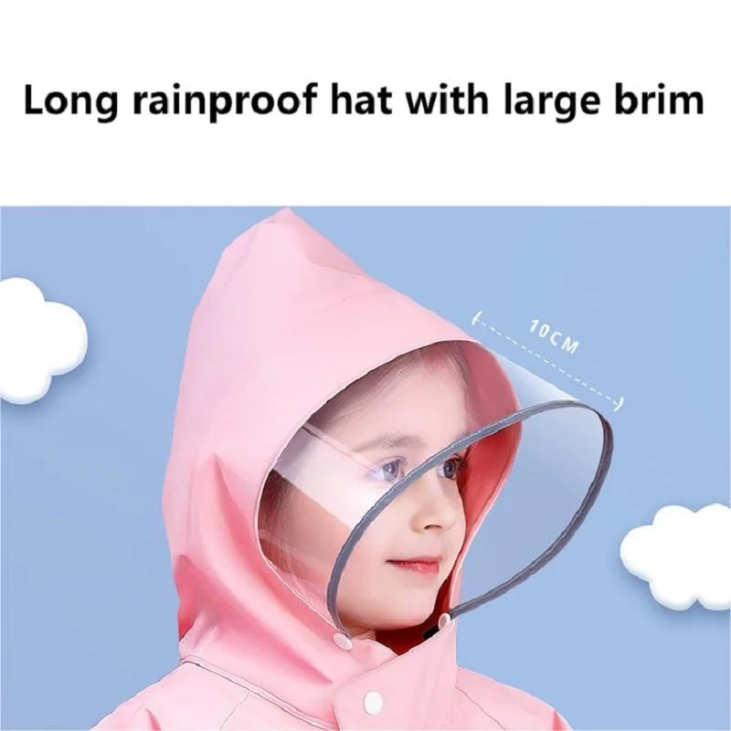 Kids Rain Coat Waterproof Children's Raincoat Reflective Windproof