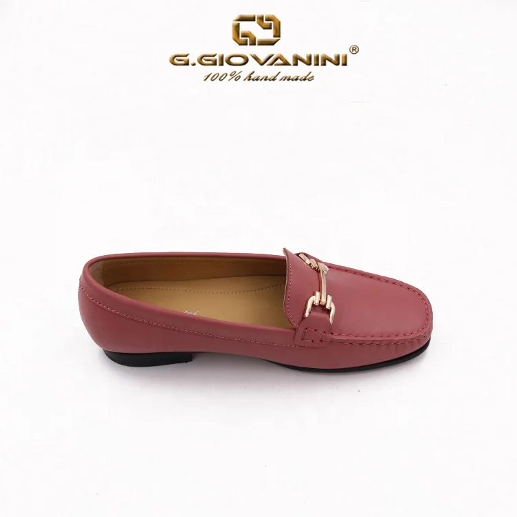 Mocassins en cuir de veau vert, de style italien russe, pour femmes de  marque célèbre, vert pour indonésie