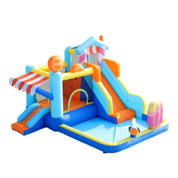 Luxury indoor outdoor playground shopping mall birthday part Inflatable Castle Bouncer For Sale