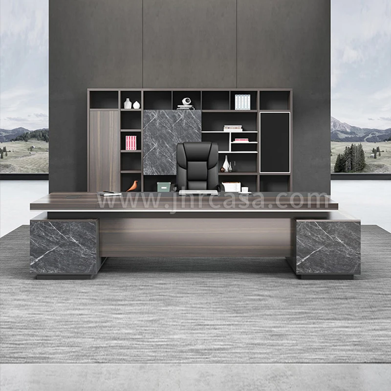 Luxury Wooden Mdf Office Table Desk Modern Design Executive Office