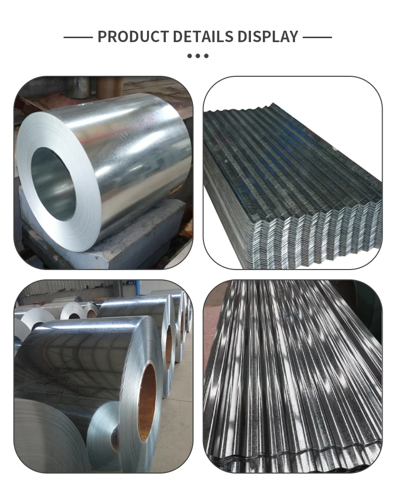 Hot Dipped Galvanized Steel Coil Zinc Coated 0.12-4mm Thickness  Cutting Supplier for Roofing Building Direct