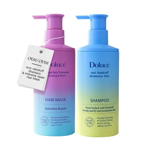 OEM ODM Custom logo Anti-Dandruff Shampoo and Intense Repairing Hair Mask Set for Daily Hair Care