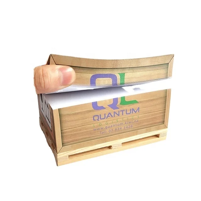 Promotion Custom Logo Container Wooden Pallet Notepad