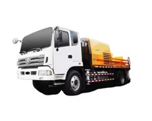 LP9018 Truck Mounted Concrete Pump Super Energy Saving Fuel Mobile Concrete Mixer with Pump