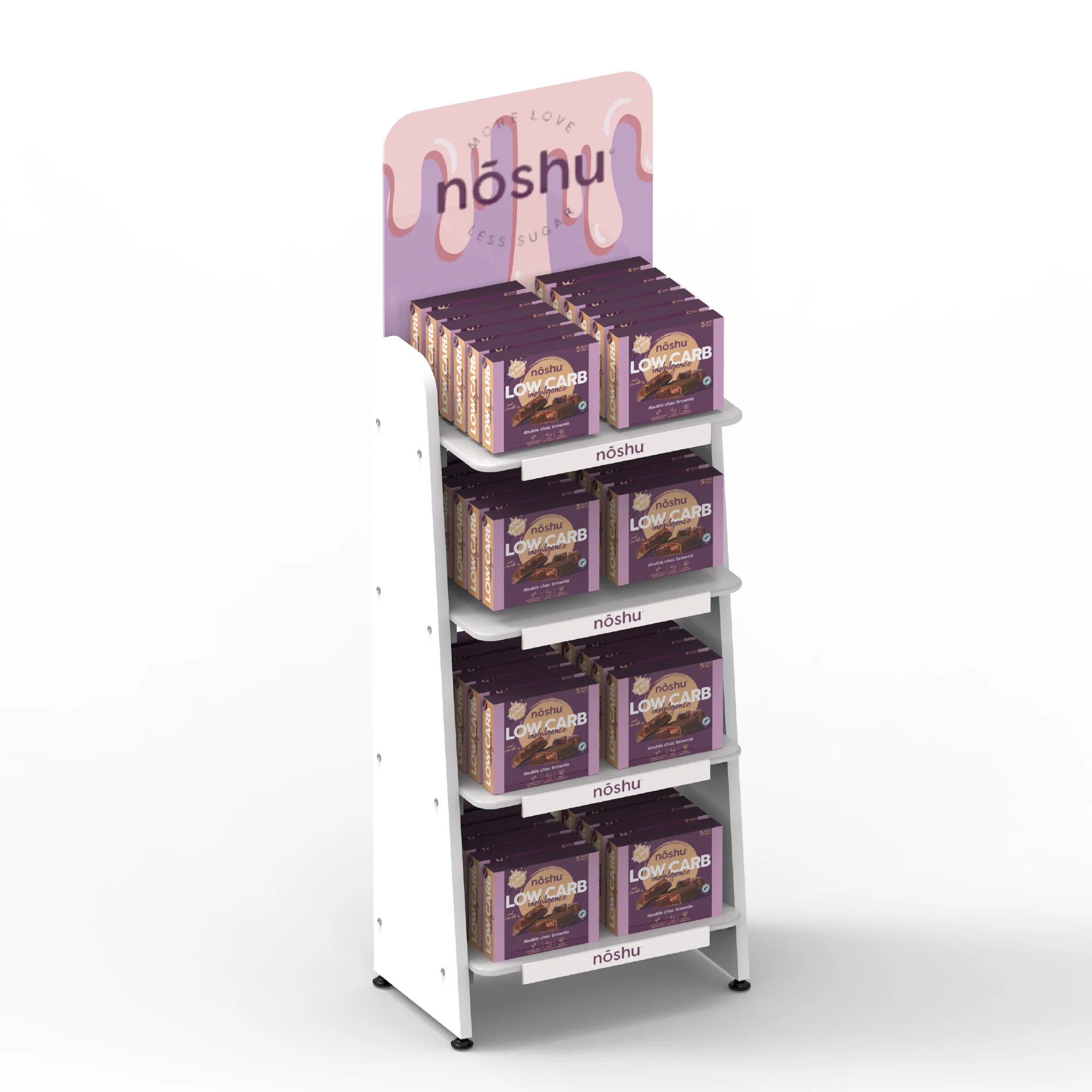 Customizable Store Wood Display Rack for Displaying Beer Laminated Shelves