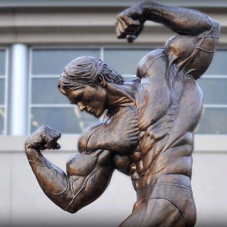 アーノルド・シュワルツェネッガー ブロンズ像 ライフサイズ彫刻