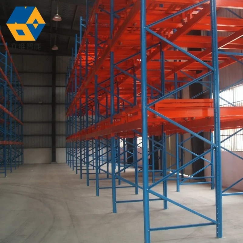 NOVA Warehouse High Density Storage System Vertical Racking Heavy Duty Push Back Pallet Rack