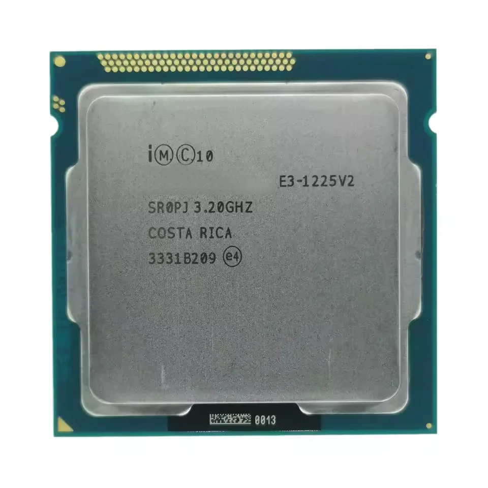 In Stock Xeon E3 1220v2 1225 V2 1230V2 1240v2 1245v2 1270V2 1280V2 1275V2 Quad-core Cpu Processor