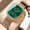 6 rose gold - green