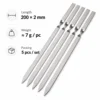 Silver (Pack of 5) 20CM