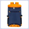 Bleu avec Orange