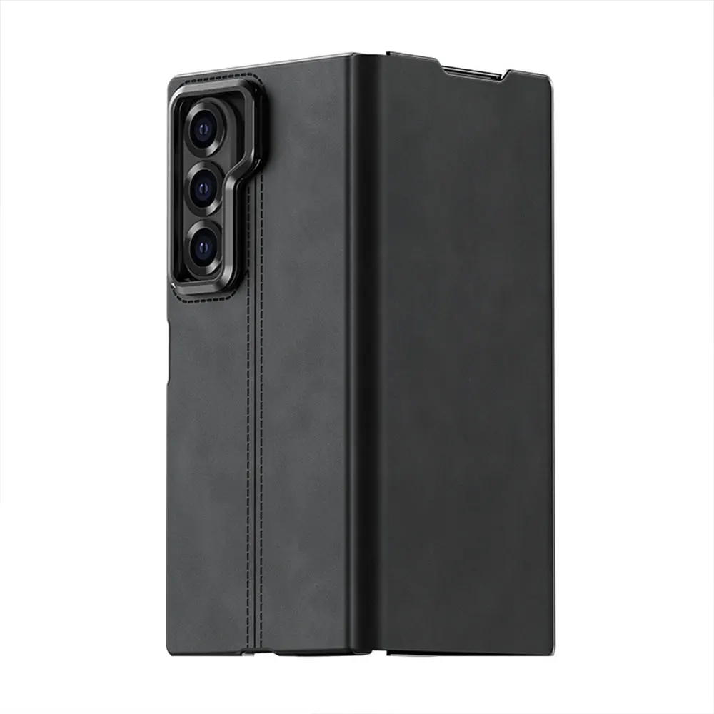 Support de cadre de caméra Laudtec Sjk957 Étui pour téléphone Couverture simple pour les affaires Coque amicale Premium pour Samsung Z Fold6 Fold5 Fold4  