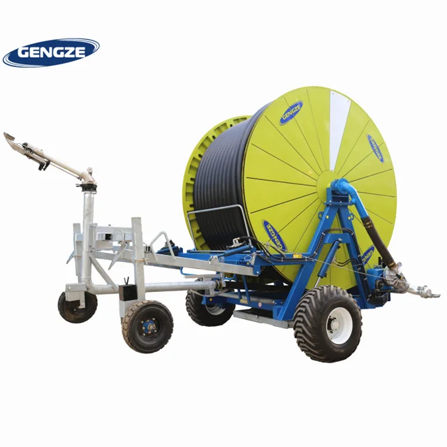 Water Turbine Driven Irrigation System Water Pump Hose Reel Irrigation Boom