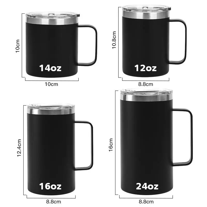 24 oz Factory Vacuum Tumbler 304 Stainless Steel Thermal Mug with Handle  Double Wall Hot Coffee Beer Cold Camping Mug Custom| Alibaba.com