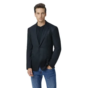 Factory Supplier Direct Sales Plus Size 100% Wool Fabric Formal Business Daily Men Jacket Suit