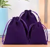 Peluche corto morado oscuro