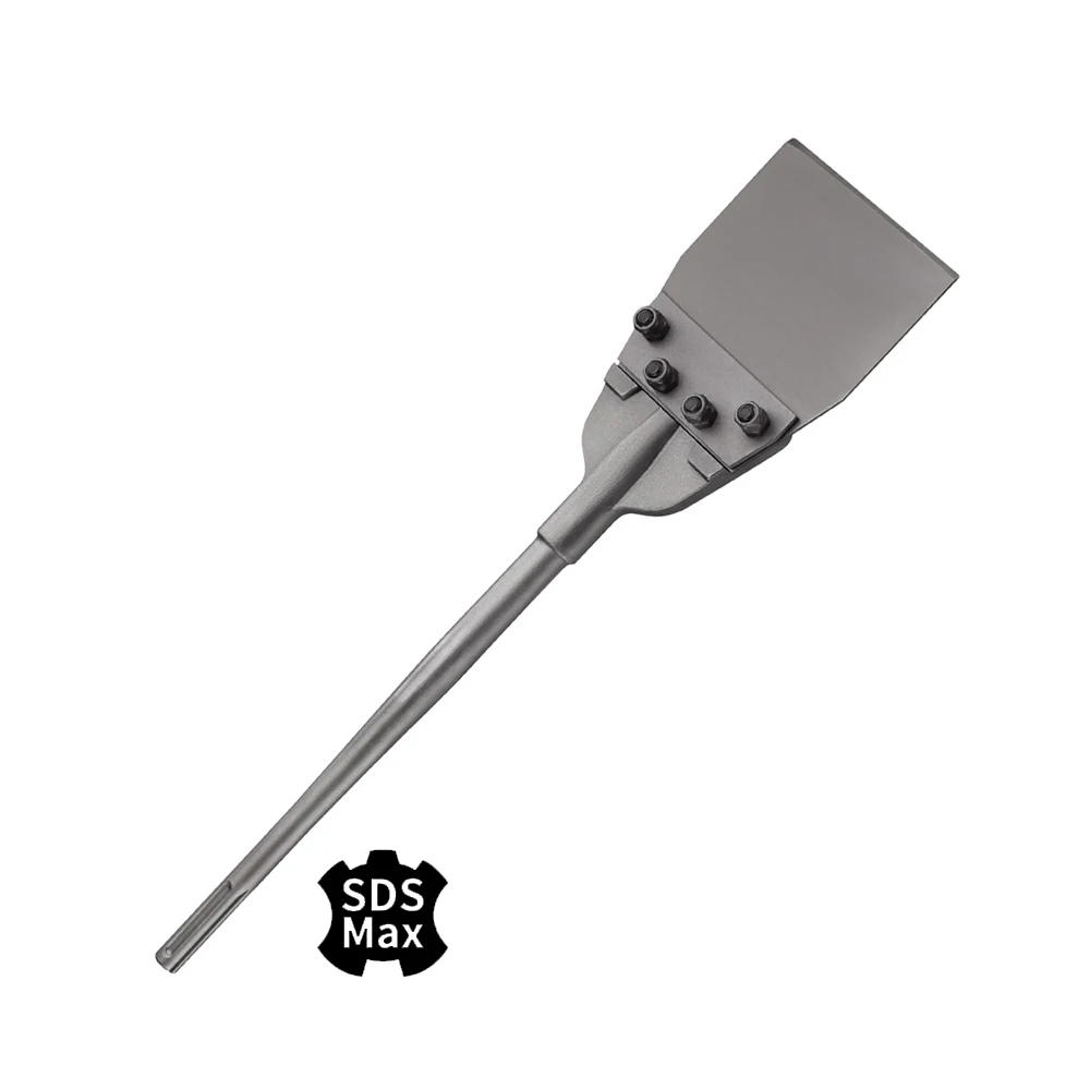 Scalpello A Vanga Professionale HEX28 - 50x400 Mm Per Martello Demolitore, Acciaio Resistente Per Calcestruzzo E Muratura - Foto 6