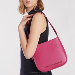 Custom Logo Ladies Leather Fashion Crossbody Shoulder Boston Bag City Handbag Purse for Women