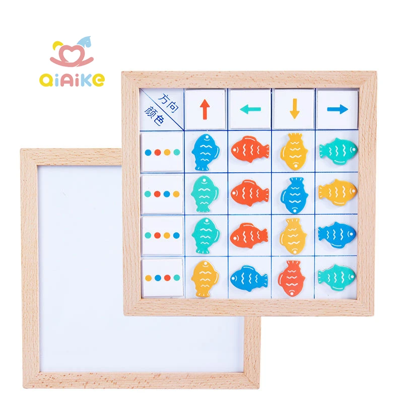 Pysgodlwydd Coeden i Blant: Chwaraeon Bwrdd i Hyfforddi Meddwl Rhesymegol â Chyfarwyddiadau Saeth am Adnabod Cyfeiriad, Chwaraeon Addysgol i Drawiad