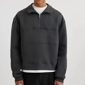 TEX Factory Custom Performance Men Golf jumpers Long Sleeve quarter zip Sweatshirts 1/4 Zip Pullover