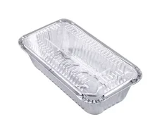 Disposable take-out fast food aluminum foil lunch box heat-resistant food packaging container