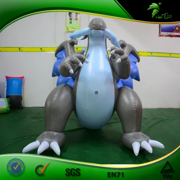 Inflatable Custom Flying Grey Dragon - Perfect for Events