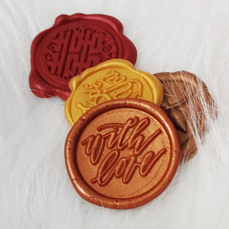 Selfadhesive Wax Seal Stickers With Customized Design Logo Buy
