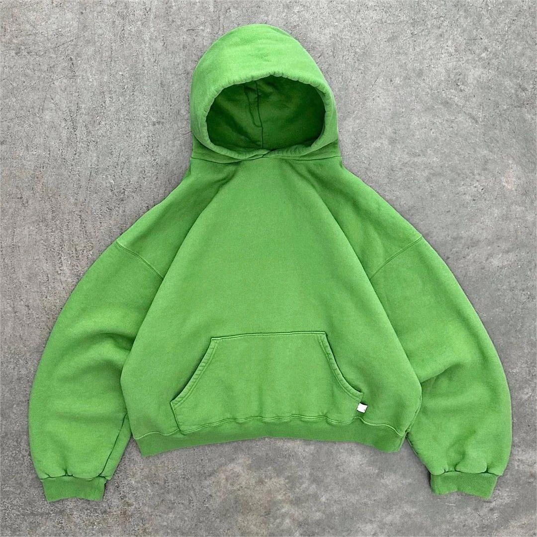QYOURECLO Custom 450GSM Boxy Heavyweight Drop Shoulder Heavy Weight Cotton Oversized Fleece Kanye West Hoodie