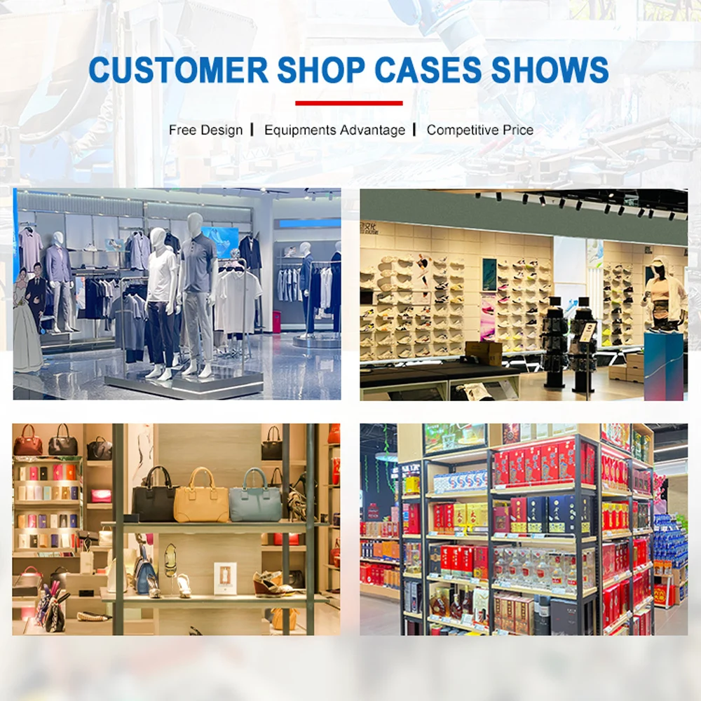 Manufacturer Factory Sports Clothes Boutique Metal Chrome Black Floor Stand Clothing Store Display Rack for Shop