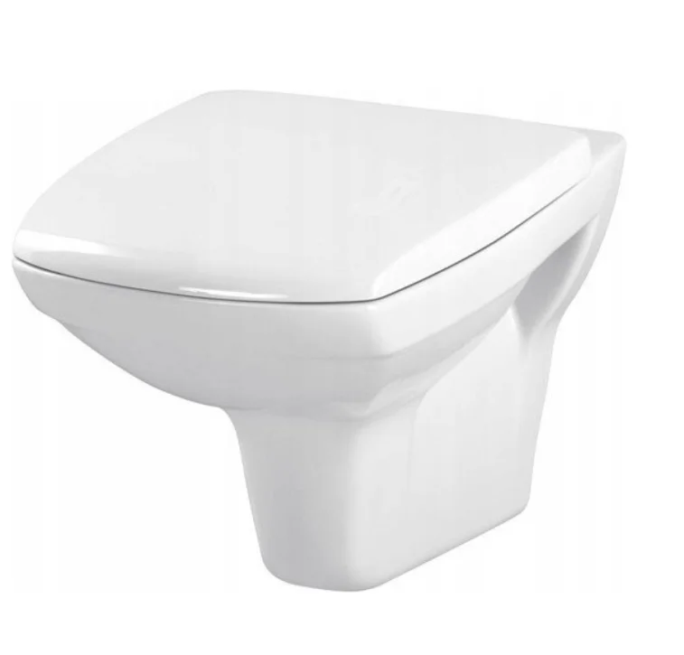 BSCI Factory European Standard Square Shape Wrap Over Style Soft Close Toilet Seat for Geberit