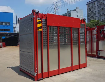 Energy-Saving Construction Elevator for Building Material Shops Printing Shops Hotels Cost-Effective and Efficient