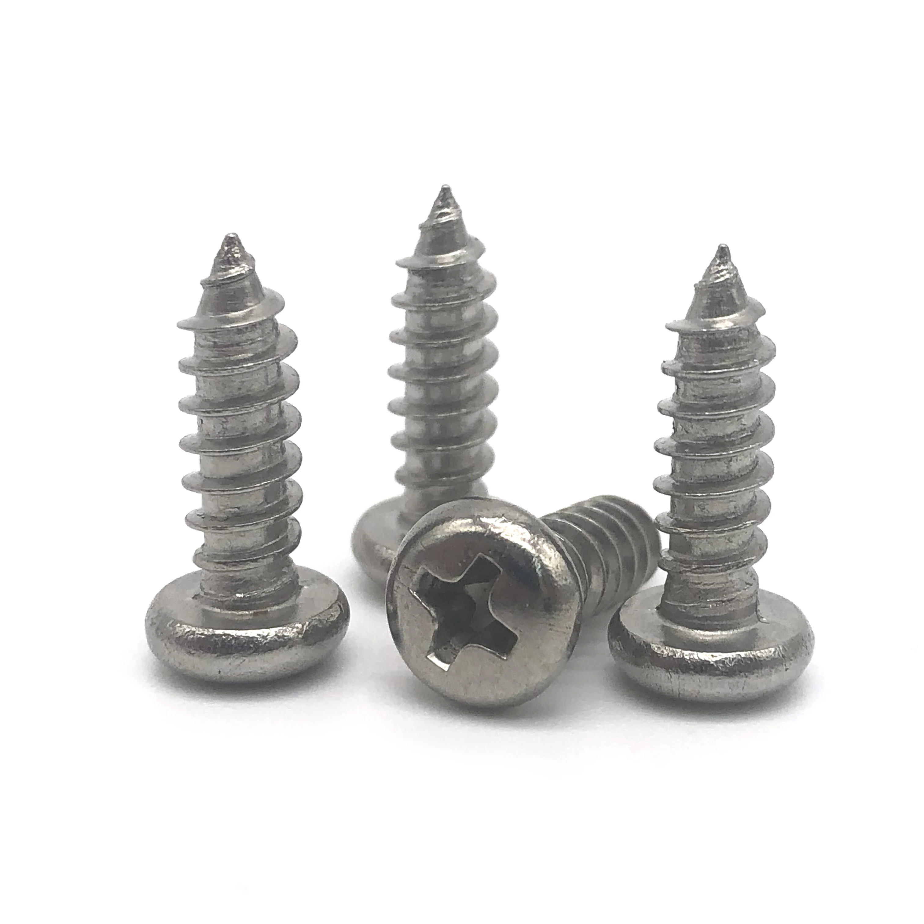 Chuanghe Stainless Steel Fasteners Pan Phillips Head Self Tapping Screws din 7982 pan head m3 self tapping screws