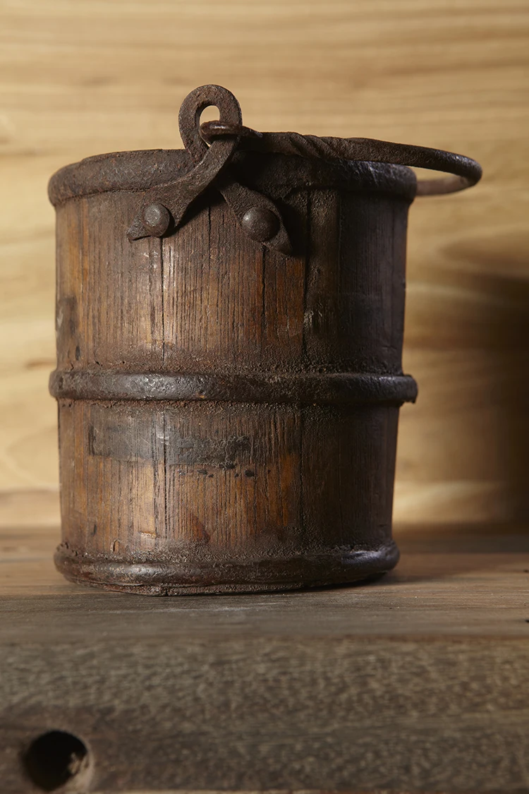 Antique Chinese Home Decorations - Reclaimed Wood Rice Box