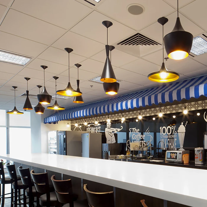 Loft Led Ceiling Quality Lighting Coffee Shop Pendant Lamp Hanging Garden Light Chandelier