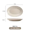 Plato ovalado de 12"