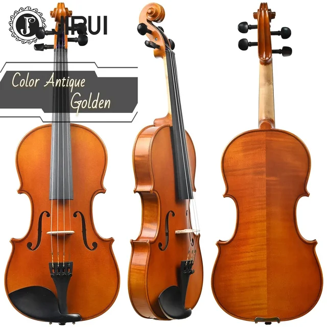 Handmade Professional 4/4 Violin Top Selling Advanced Flamed Maple with Spruce Face Nice Violin for Performance Intermediate A+