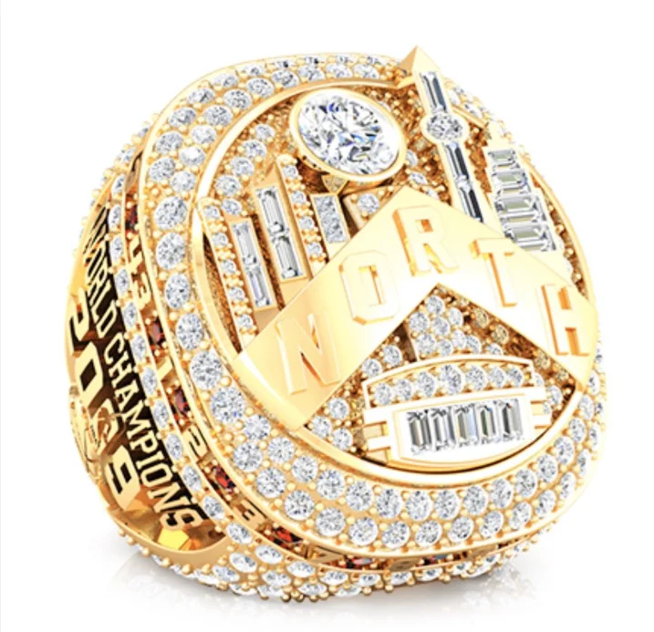 2019 Toronto Raptors Rings Alloy Cubic Zirconia Championship Replica Ring for Fans Collection