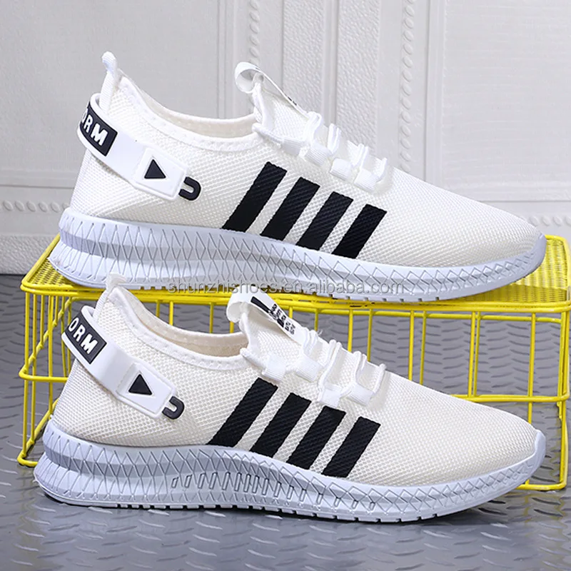 Low Price Henan Custom Mesh Breathable Light Weight Low MOQ in Stock Shoes Sport Men Running Sports Shoes Men's Shoes