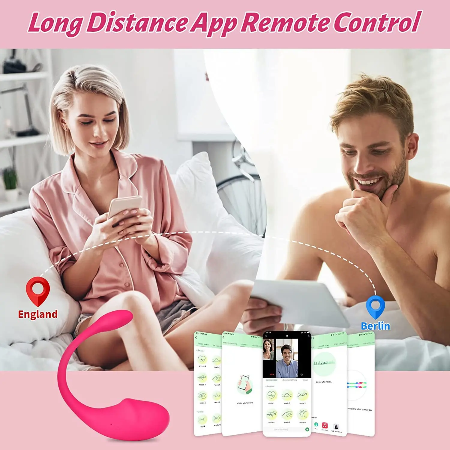 App Remote Control Vibrator Stimulator Underwear Wearable Silicone Female Adult Masturbating Didol Vibrator Sex Toys for Woman