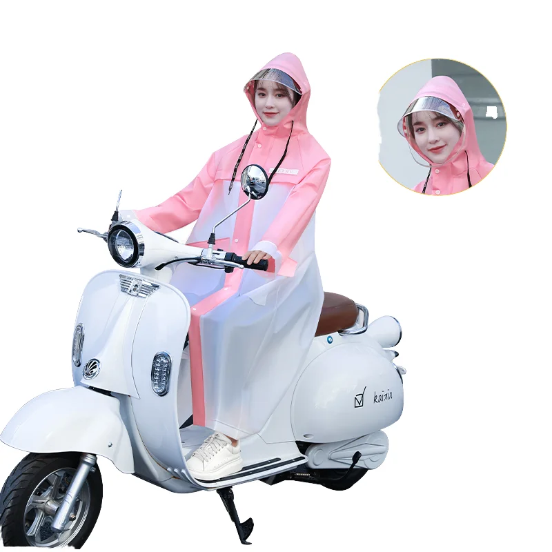 Custom Men's Quick Dry raincoats Long Waterproof Summer rain coat for Travel Motorcycle Riders girls