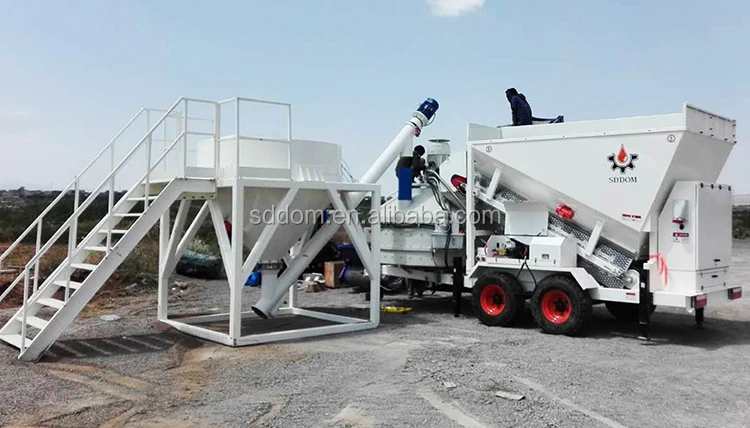 SDDOM Cement Bulk Loading System Big Bag Silos Small Mobile Cement Silo for Sale
