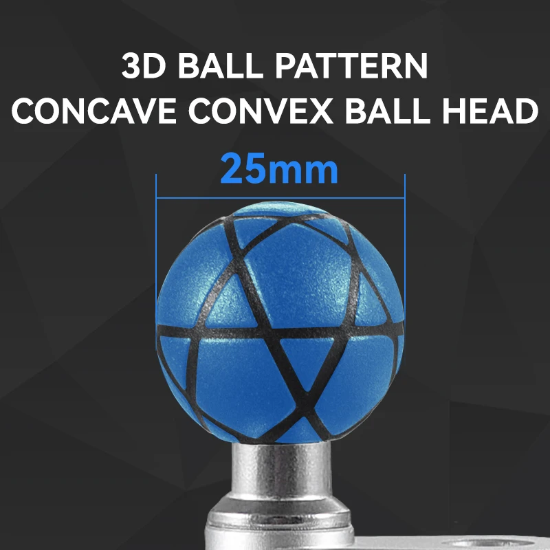 Best Quality SMNU Aluminium Alloy Flexible 25mm Motorcycle Phone Mount Stand Head Ball Adapter Mobile Cellphone Holder Base