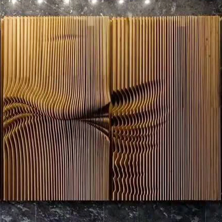 3D Curved Wood Wall Panels - Stylish & Eco-Friendly Decor