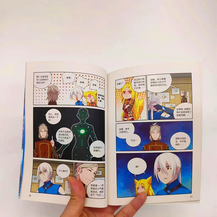 Customized Childrens' Animated Comics Journal Story Manga Book Printing for Adult