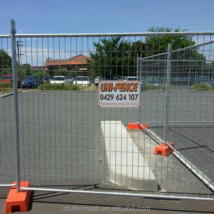 Event Fence Panel Australian Hot Dipped Galvanized Movable Temporary Heavy Security Fence with Gate for Construction Site